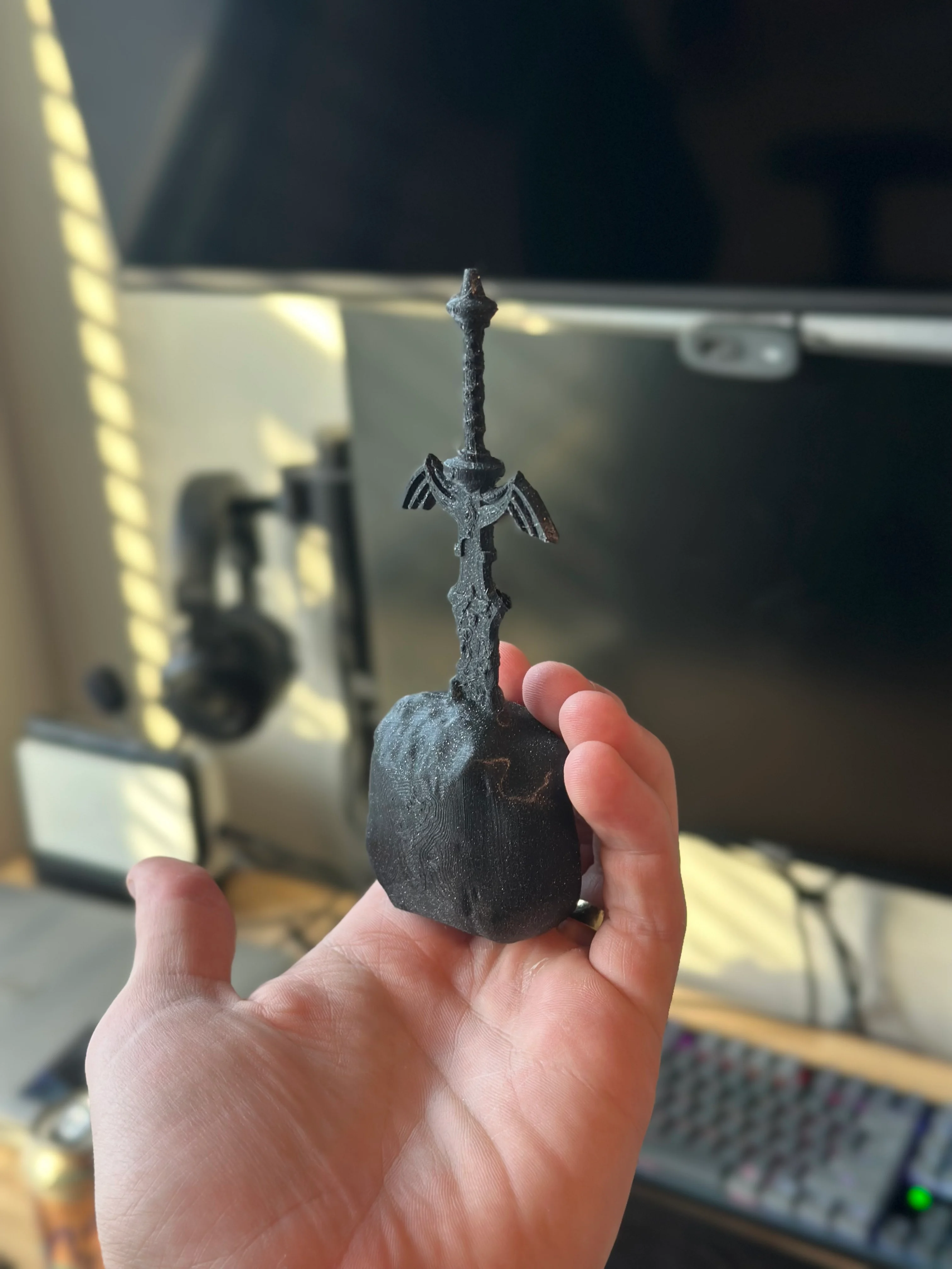 Master Sword Boulder Fused totk