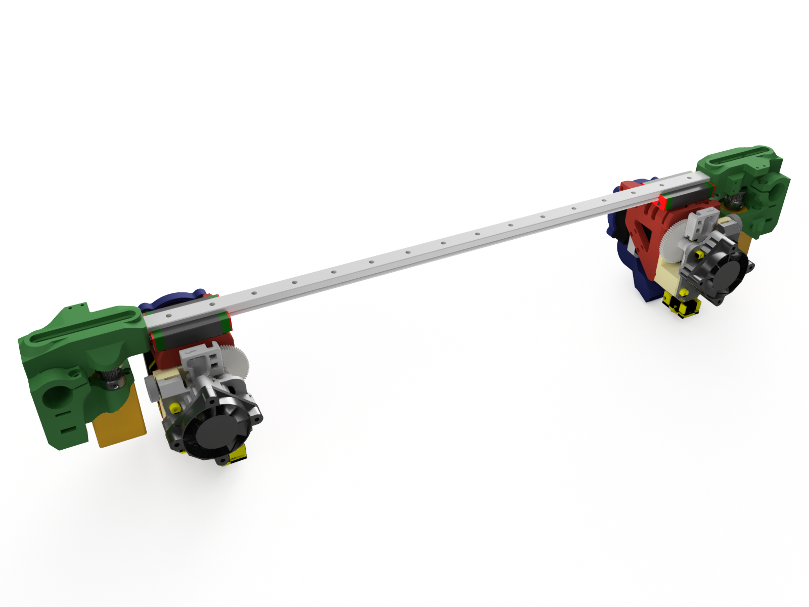 BigBox IDEX Titan Aero With MGN12 Linear Rail