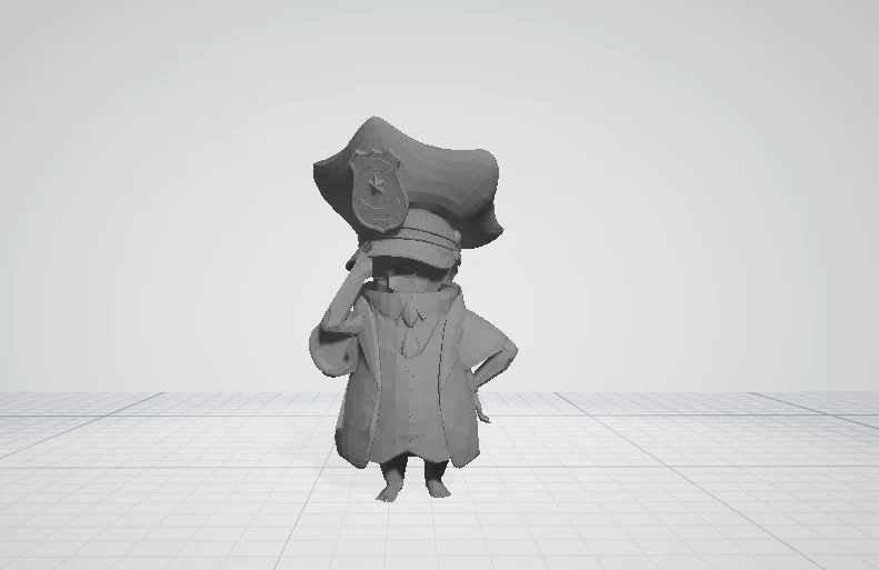 Super deformed　policeman