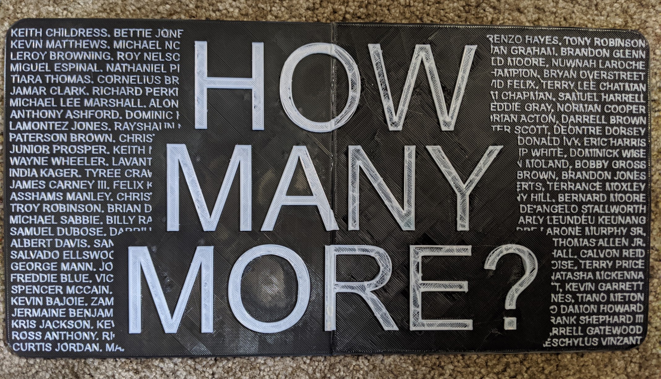 Protest Sign - Civil Rights
