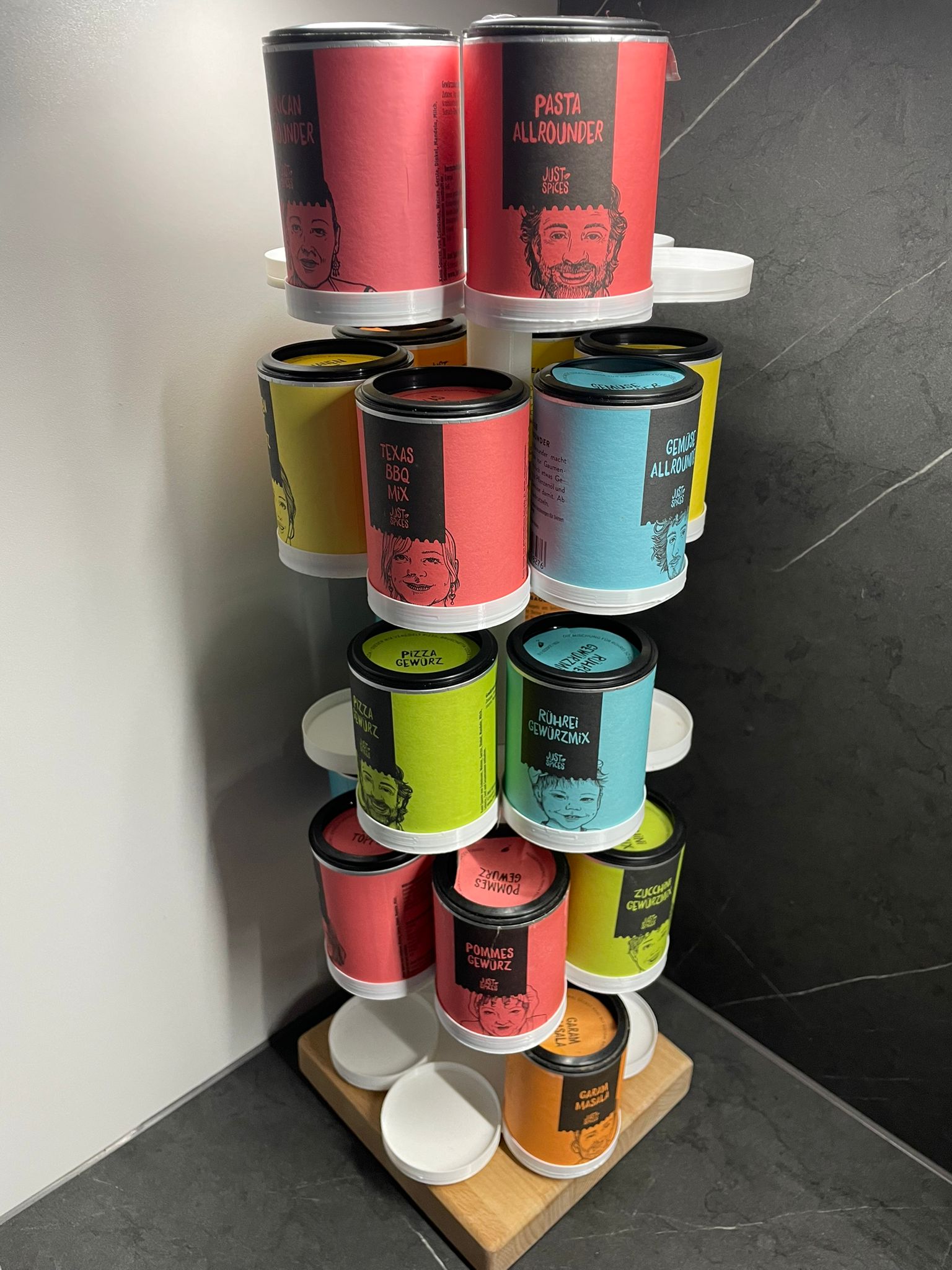 Just Spices stand