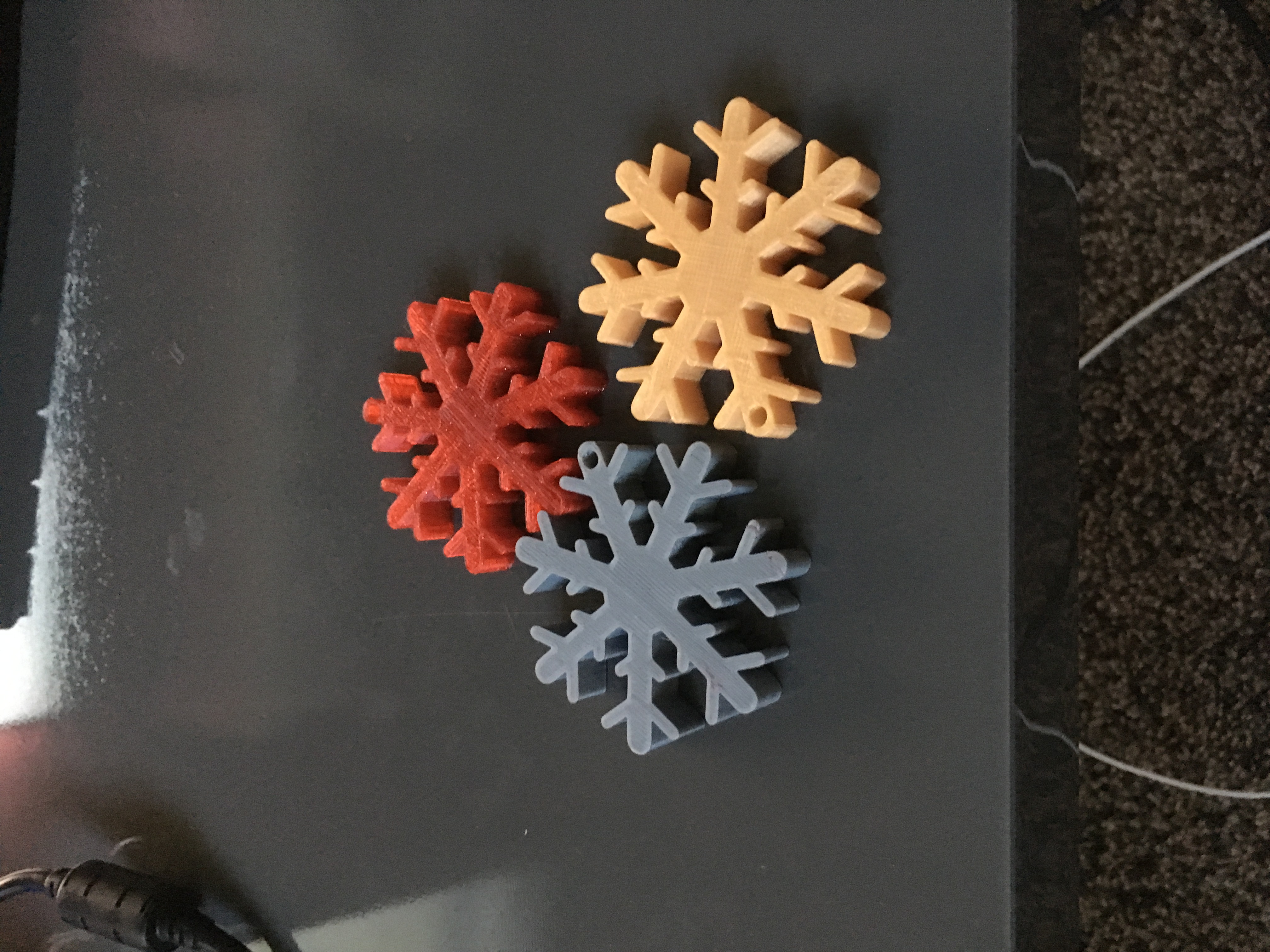 snowflake 6 cm / flocon de neige 6 cm