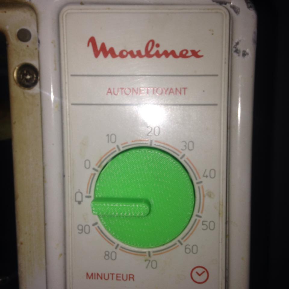 Kitchen appliance button