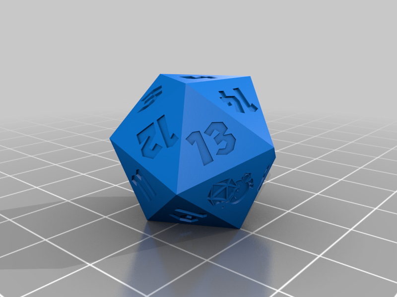 Set of DND Dice + Spindown D20