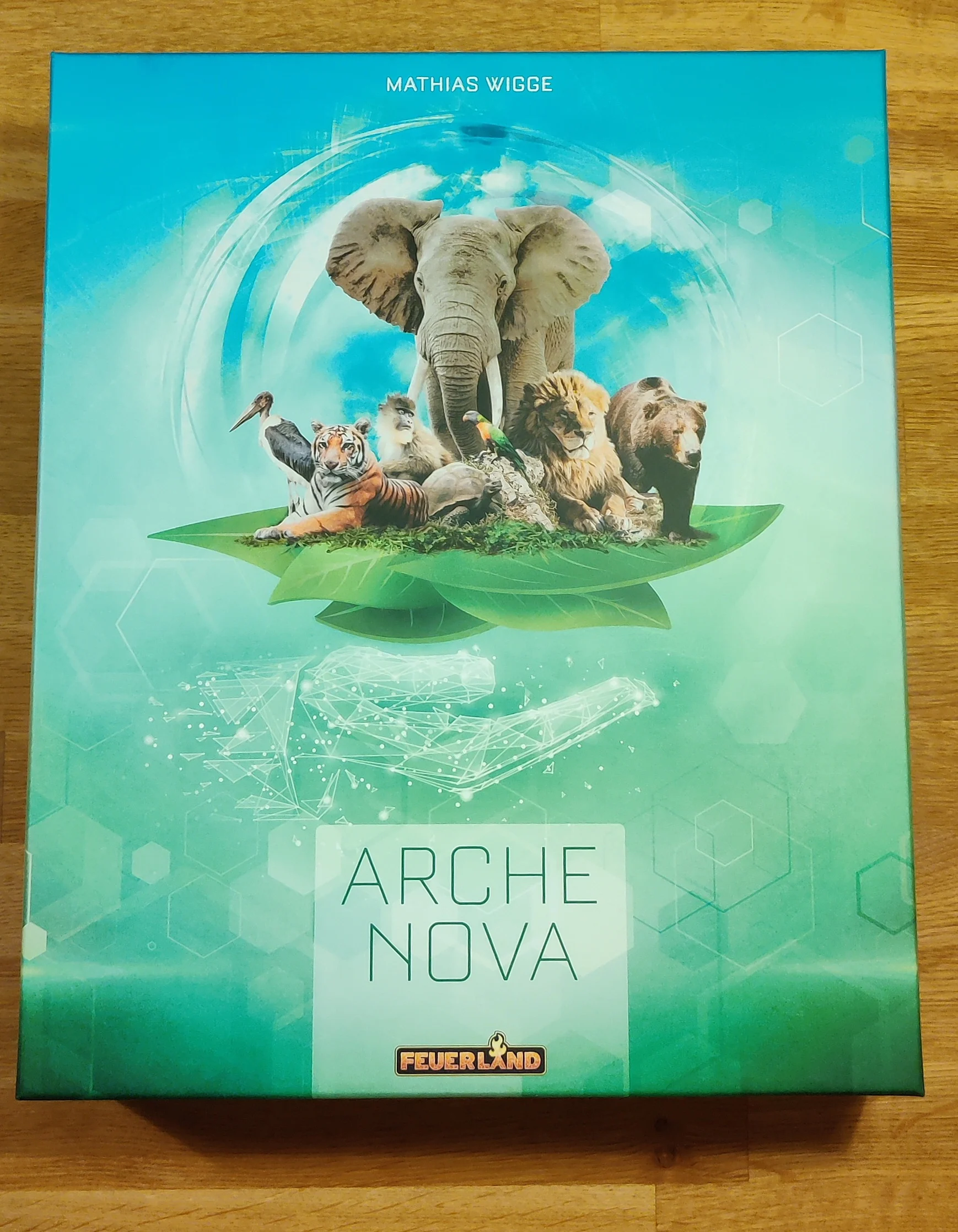 Ark Nova + Marine Worlds - Board Game Insert - Sleeved Cards