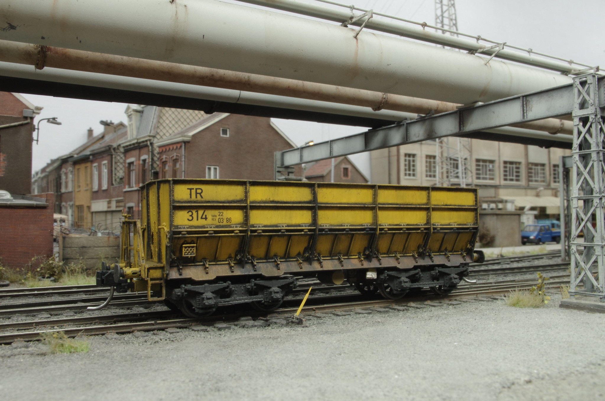 Nivelles iron ore car Espérance-Longdoz / cockerill version H0