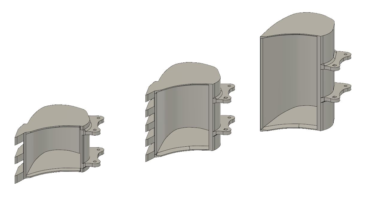 Huina Excavator Buckets (Reg, Sand, Trench)