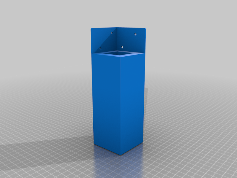 Lack table leg extension fixed
