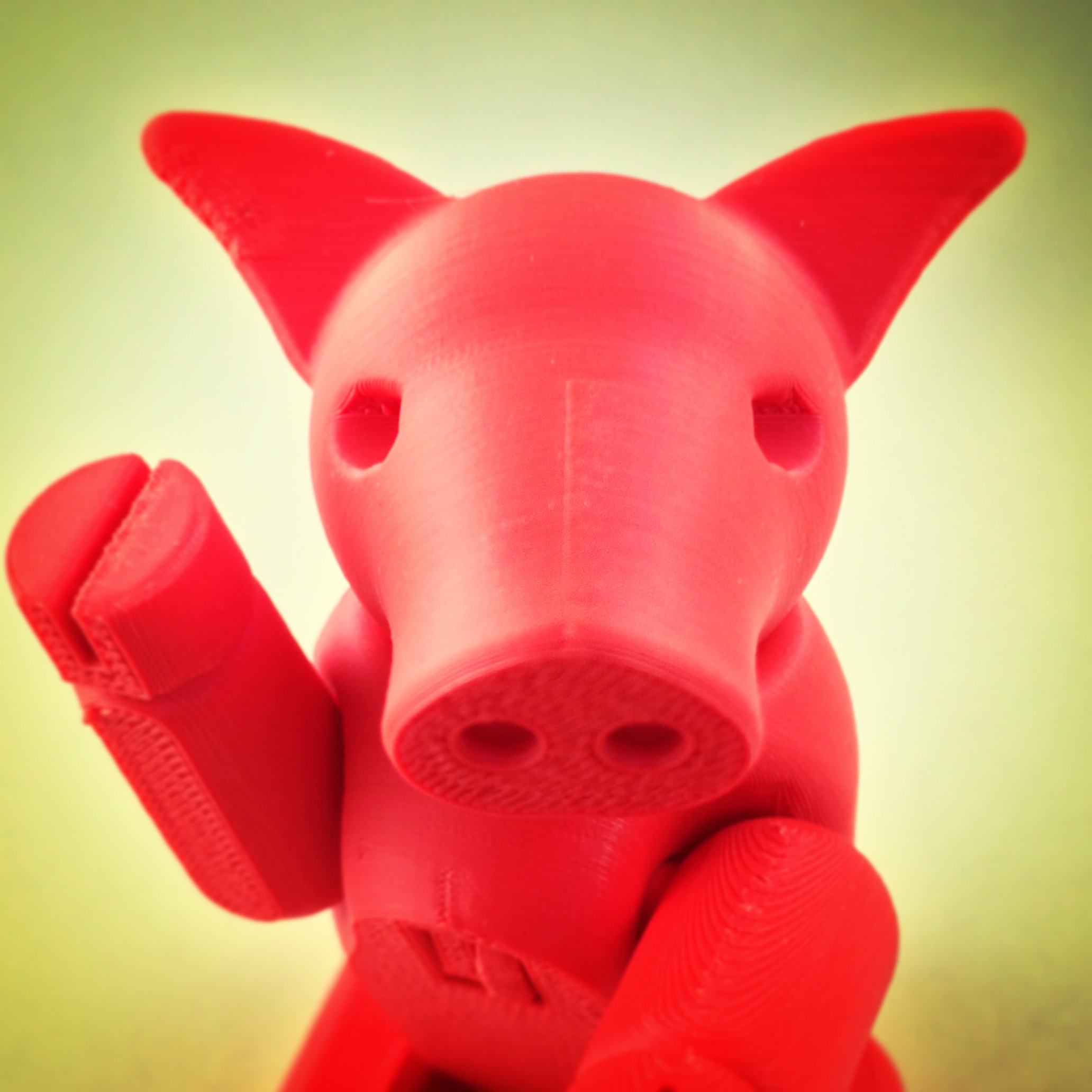 Cochon Articulé - Articulated pig