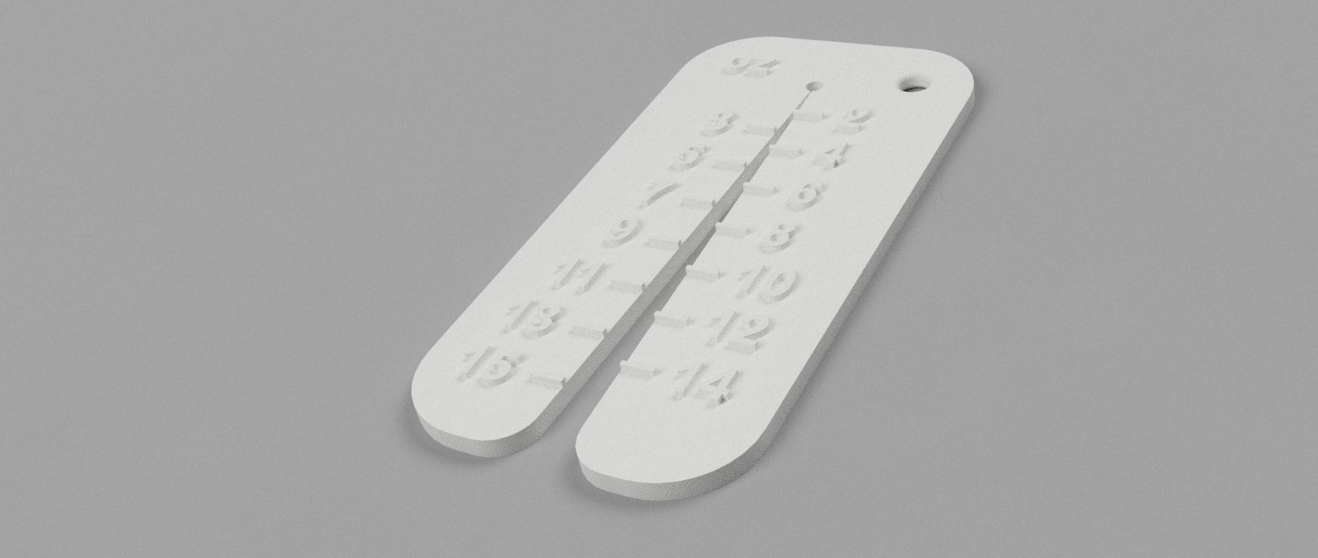 Leather Oz Thickness Gauge