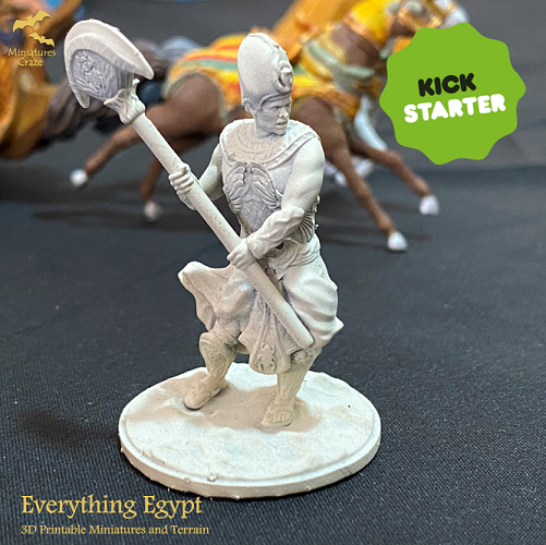 Egyptian King - Free Mini from "Everything Egypt" Kickstarter Campaign
