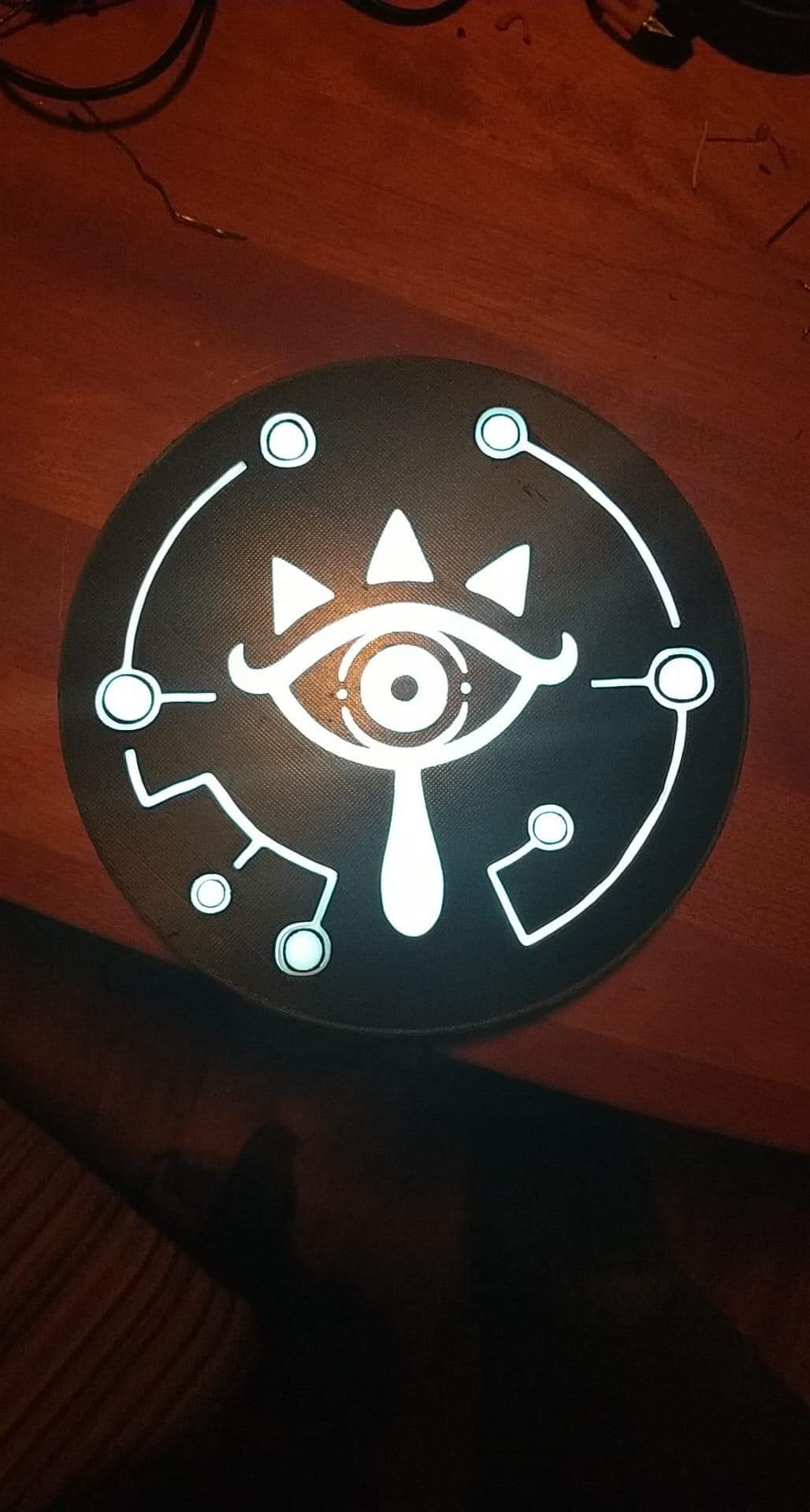 Sheikah Zelda Breath Of The Wild backlit logo