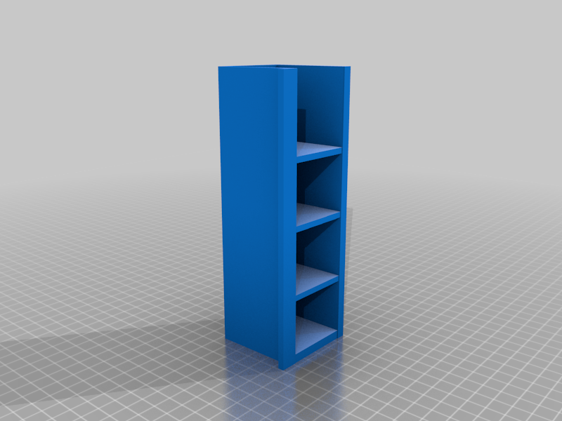Bookshelf miniature, dollhouse