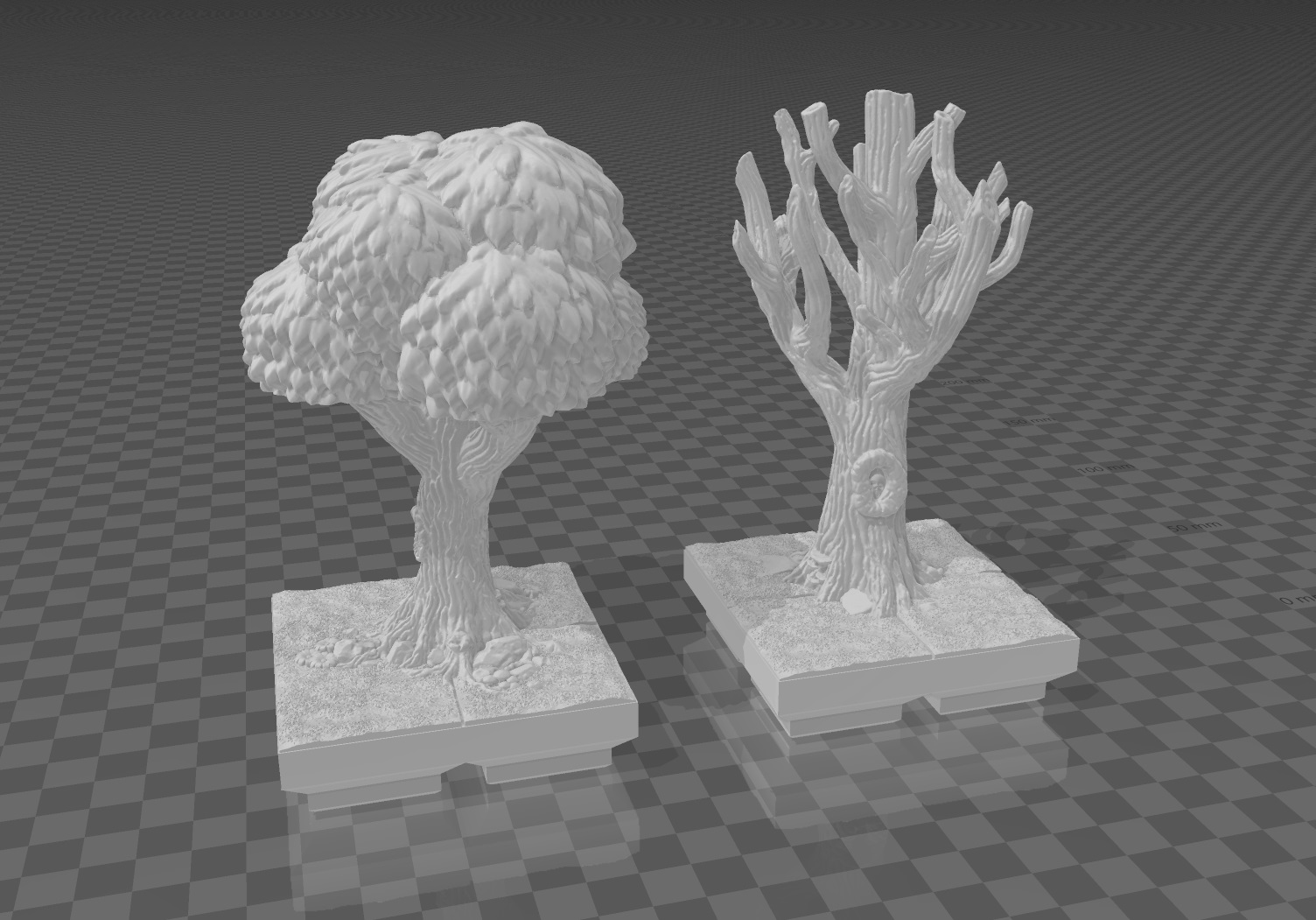 Basic graveyard BIG tree (Free Blocks compatible)
