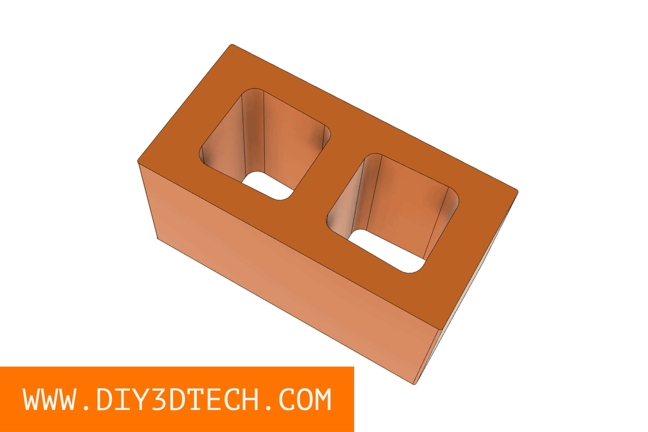 Cinder Block Scale Miniature 12:1!