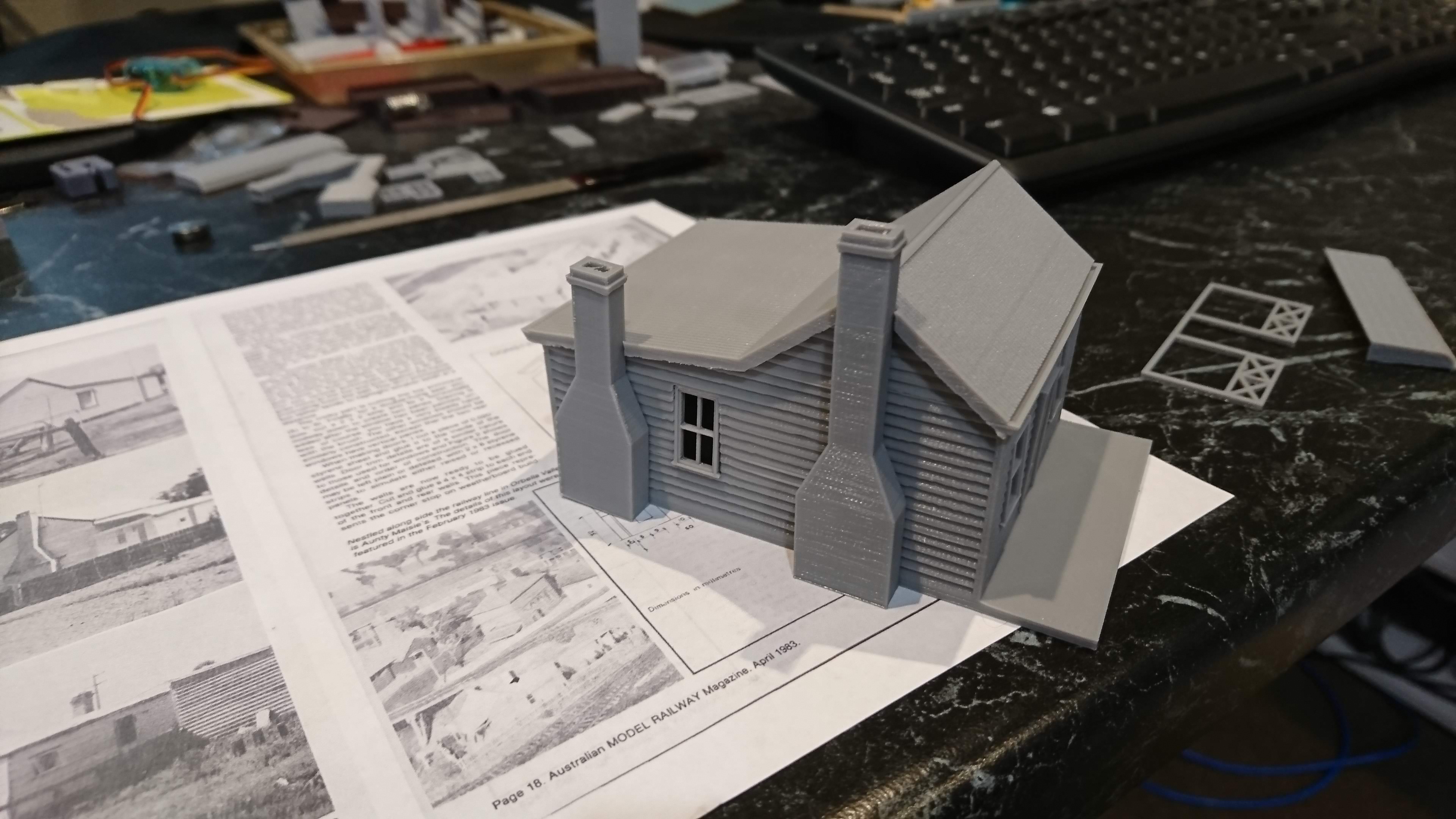 Miners Cottage HO scale