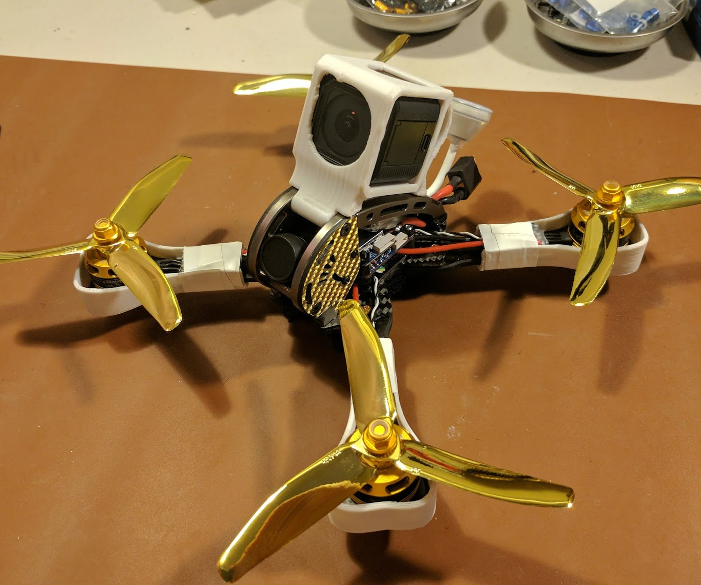 GEPRC GEP-LX5 Leopard GoPro Session AND Runcam 3 mount (Works with LX4 LX6 LXS)