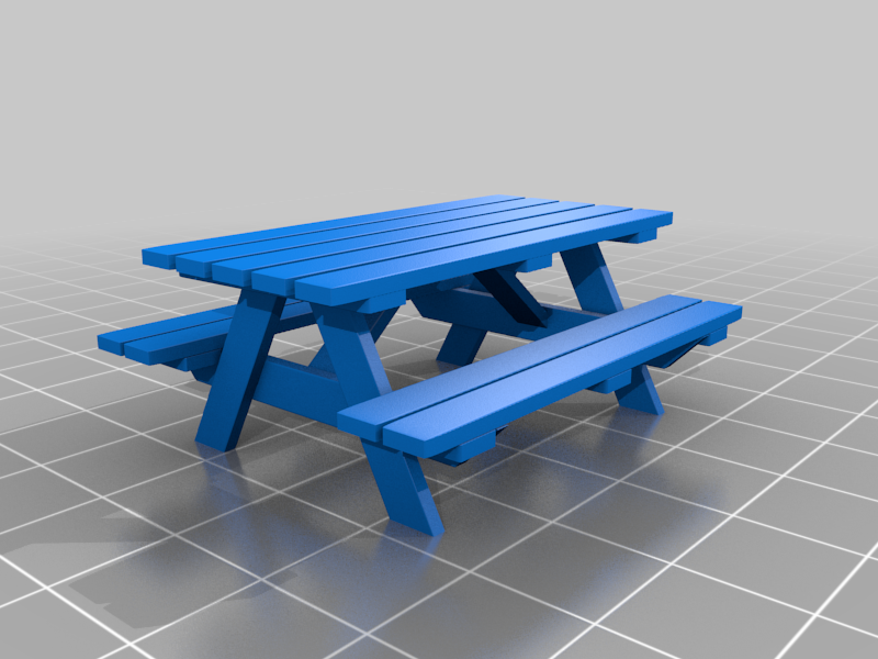 Picnic Table 32mm Scatter Terrain *fixed*