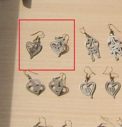 Capricorn Heart Earring