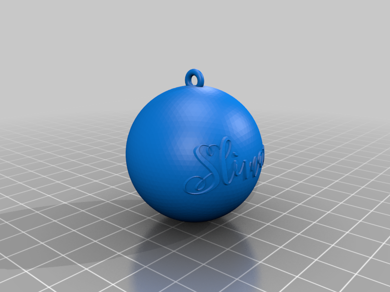 Boule de Noel "Slimane"
