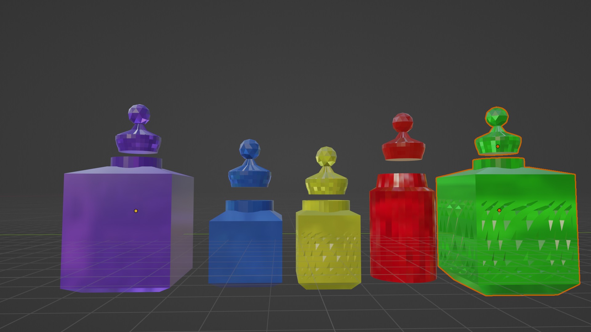apothecary jar and lid (classic candy)