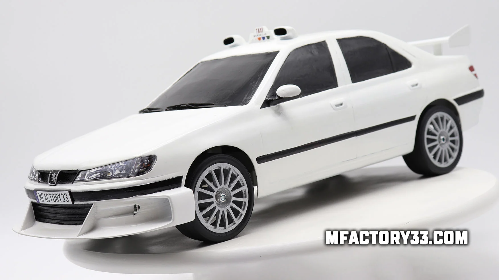 RC car Taxi film Peugeot 406 bodyshell