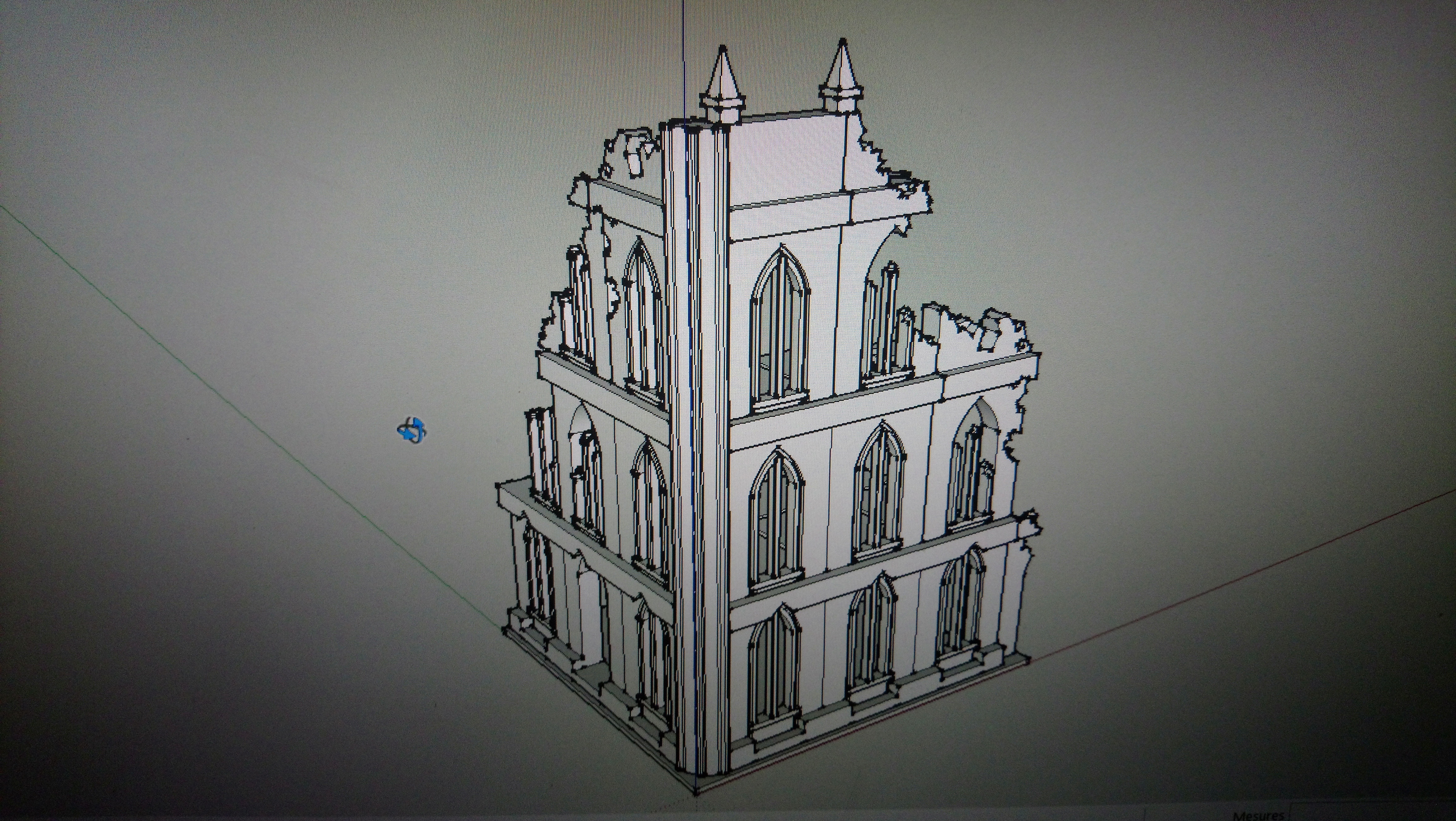 Gothic Building Scenery 40k Titan Knight