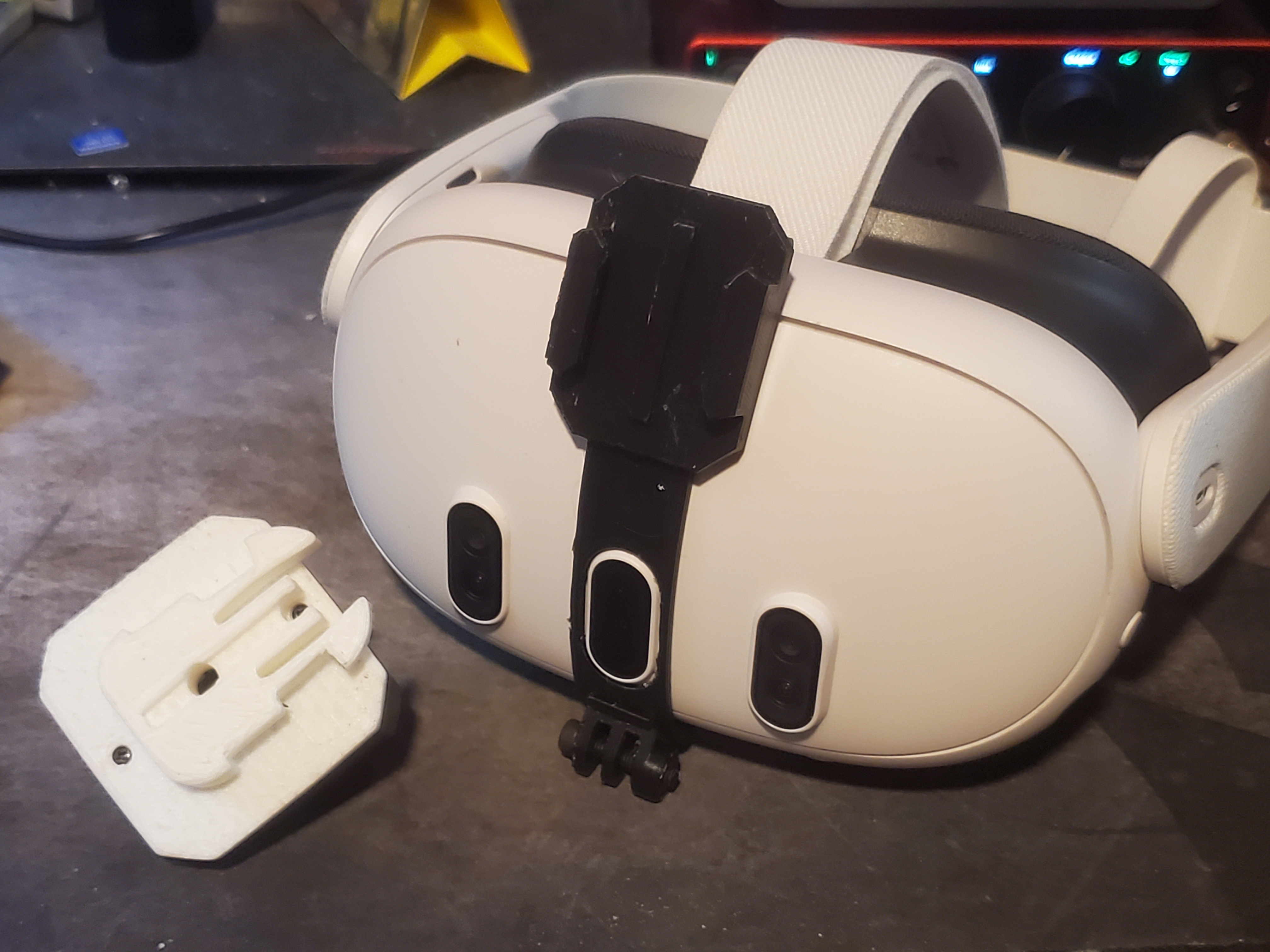 Quest 3 GoPro Face Mount