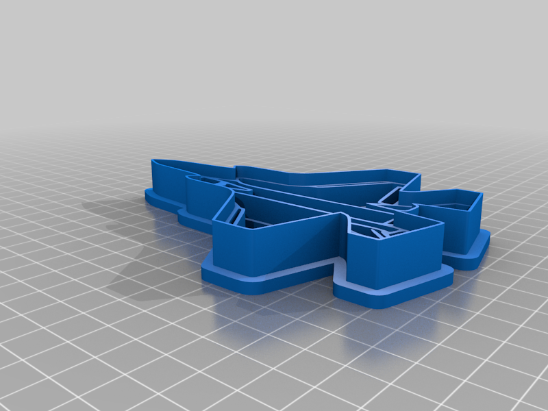 F 35 imprint & outline cookie cutters