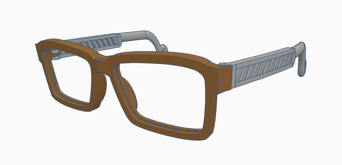Bre got glasses - separated parts