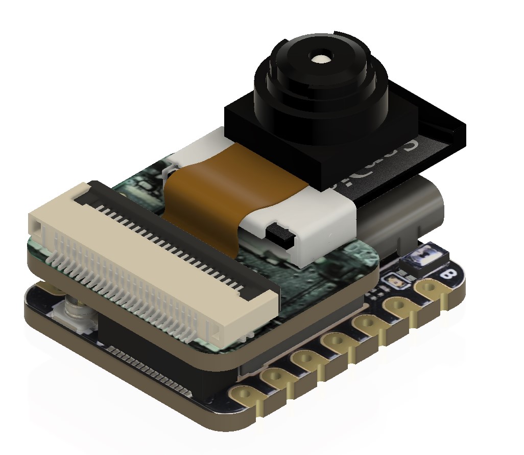 Seeed Studio XIAO ESP32S3 Sense 3D Model