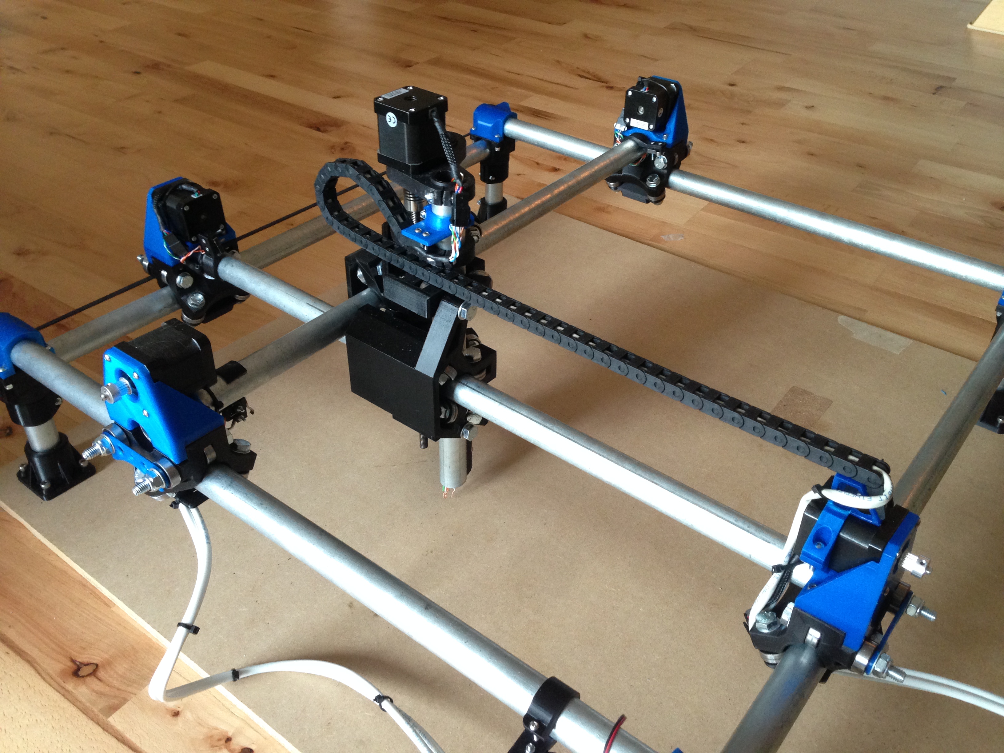 Conduit and Motor Mount for Drag-Chain for MPCNC Z axis