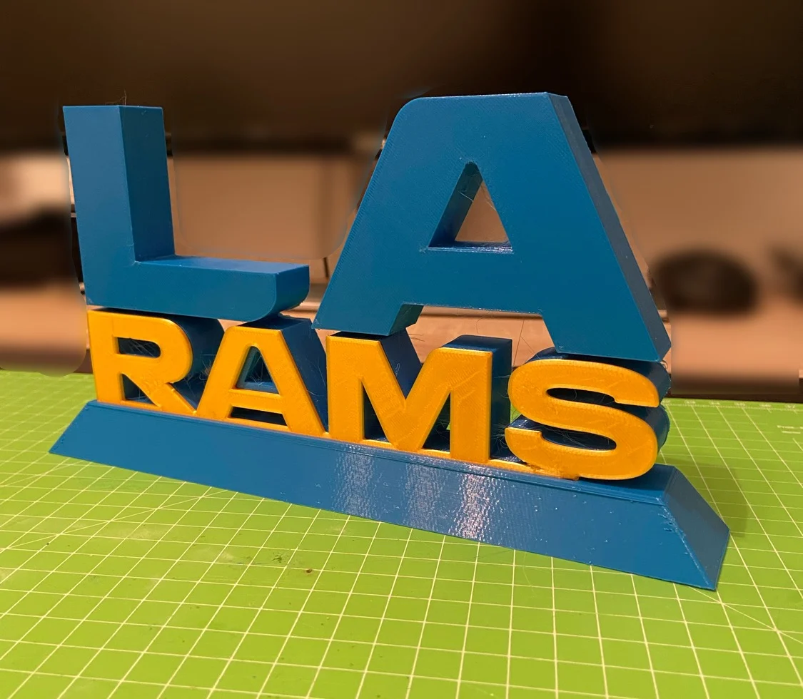 Los Angeles Rams - Schild / Sign