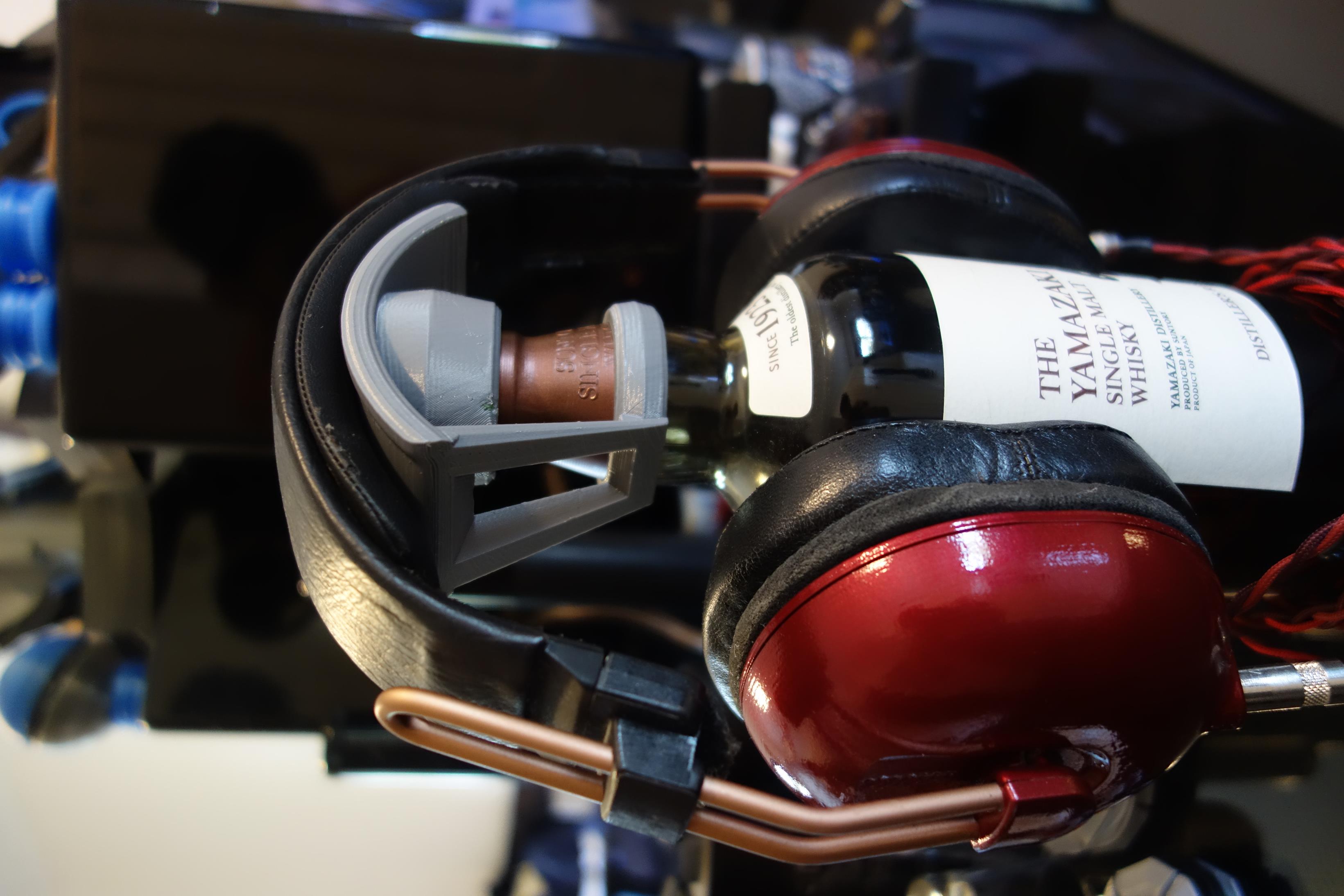 Whisky Bottle headphone Stand