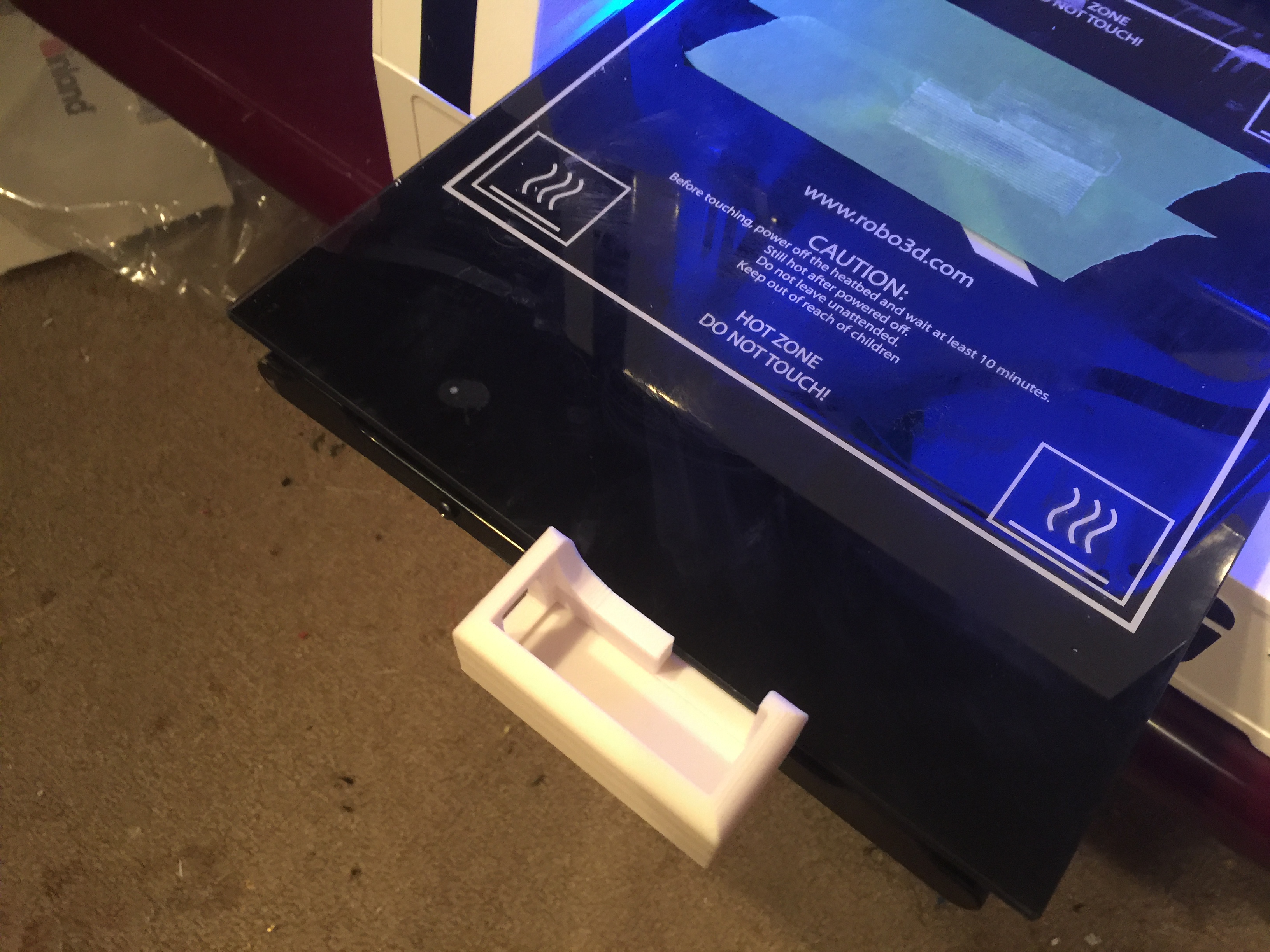 GOPRO mount For ROBO 3D printer.