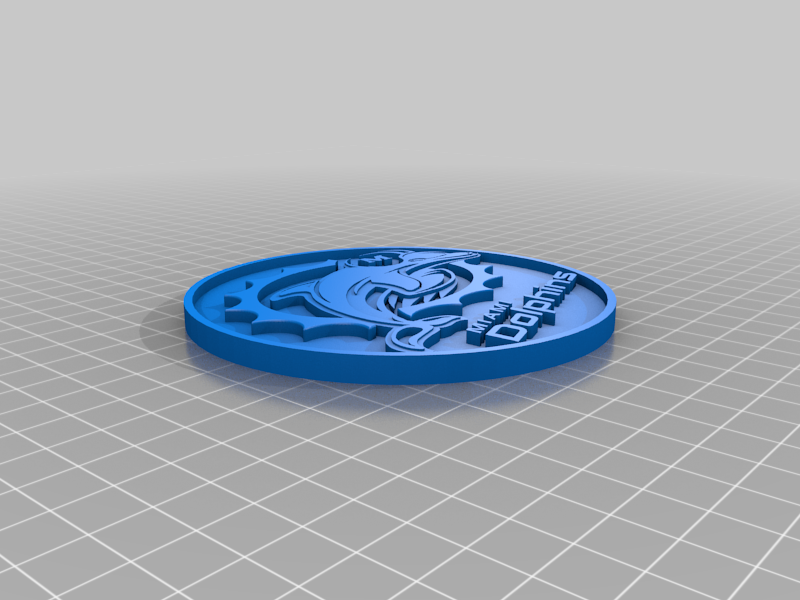 1997 Miami Dolphins Logo Coaster