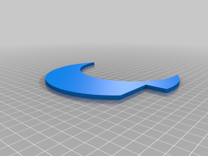 Crescent Moon Door Frame Topper Decoration
