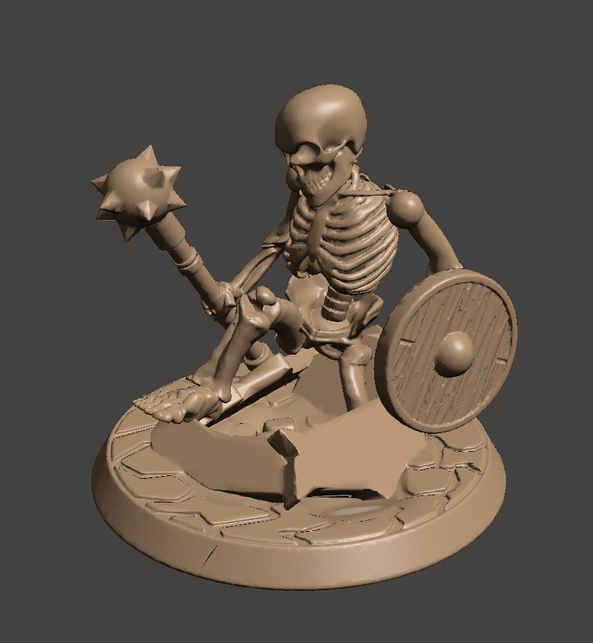 28mm Undead Skeleton Warriors - Rising from the Grave / Earth