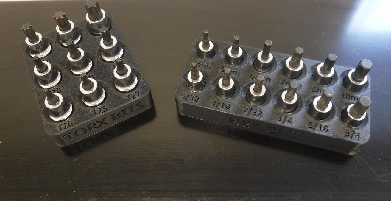 Toolbox Organizers: Ratchet Hex Bits and Torx Bits