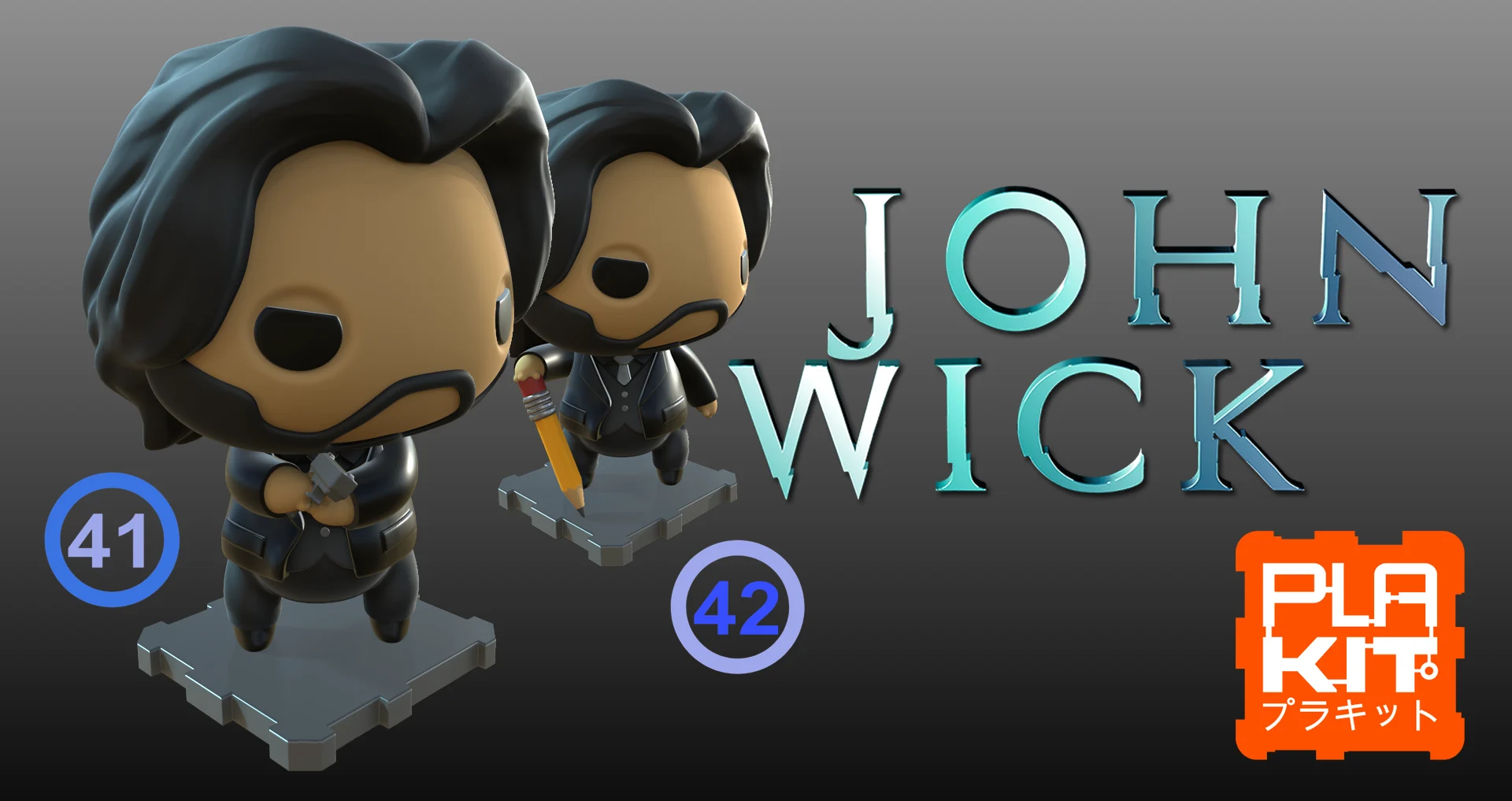 John Wick (Gun & Pencil) [FIX]