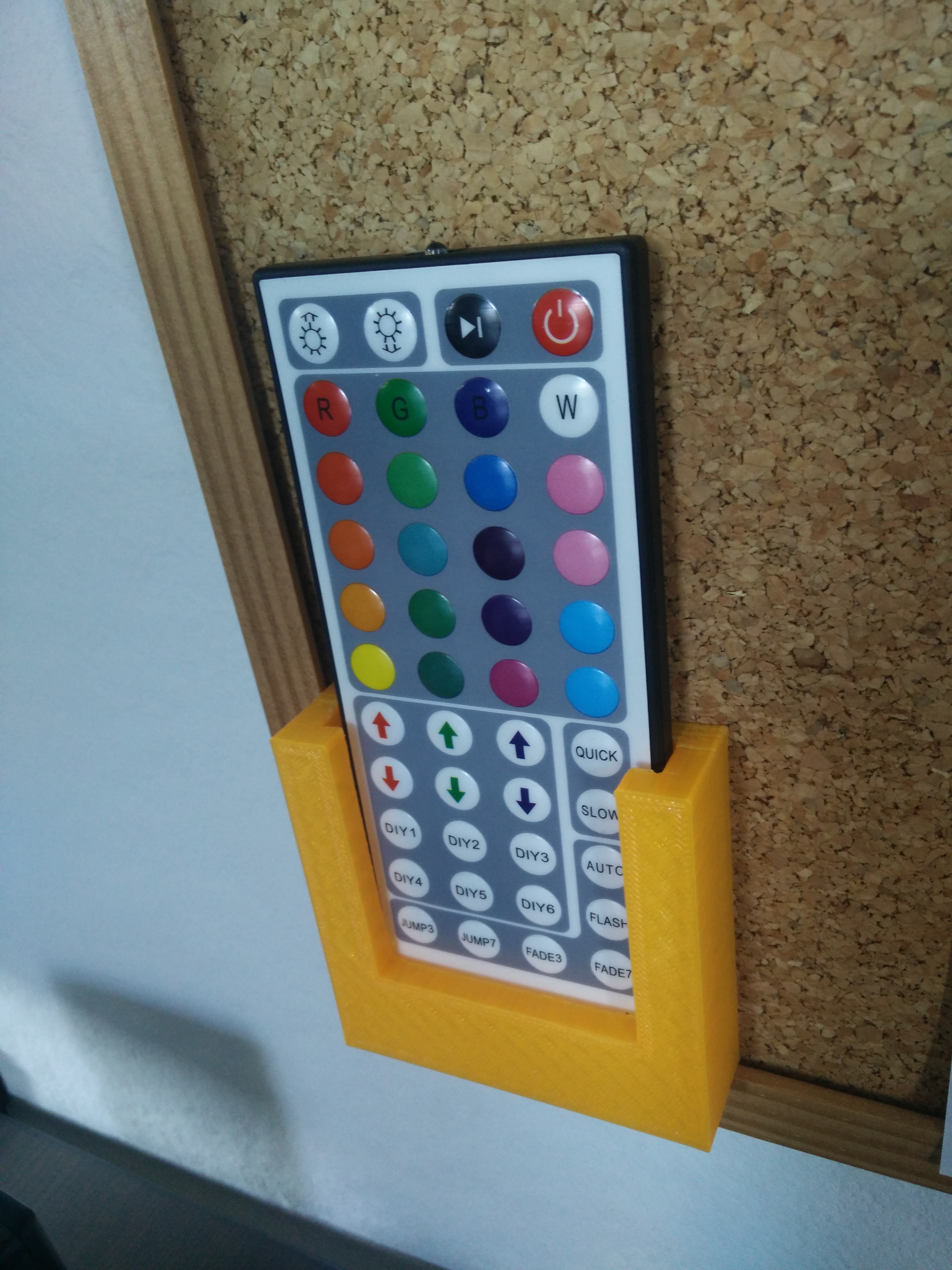 Remoteholder for 44 key LED-Strip remotes