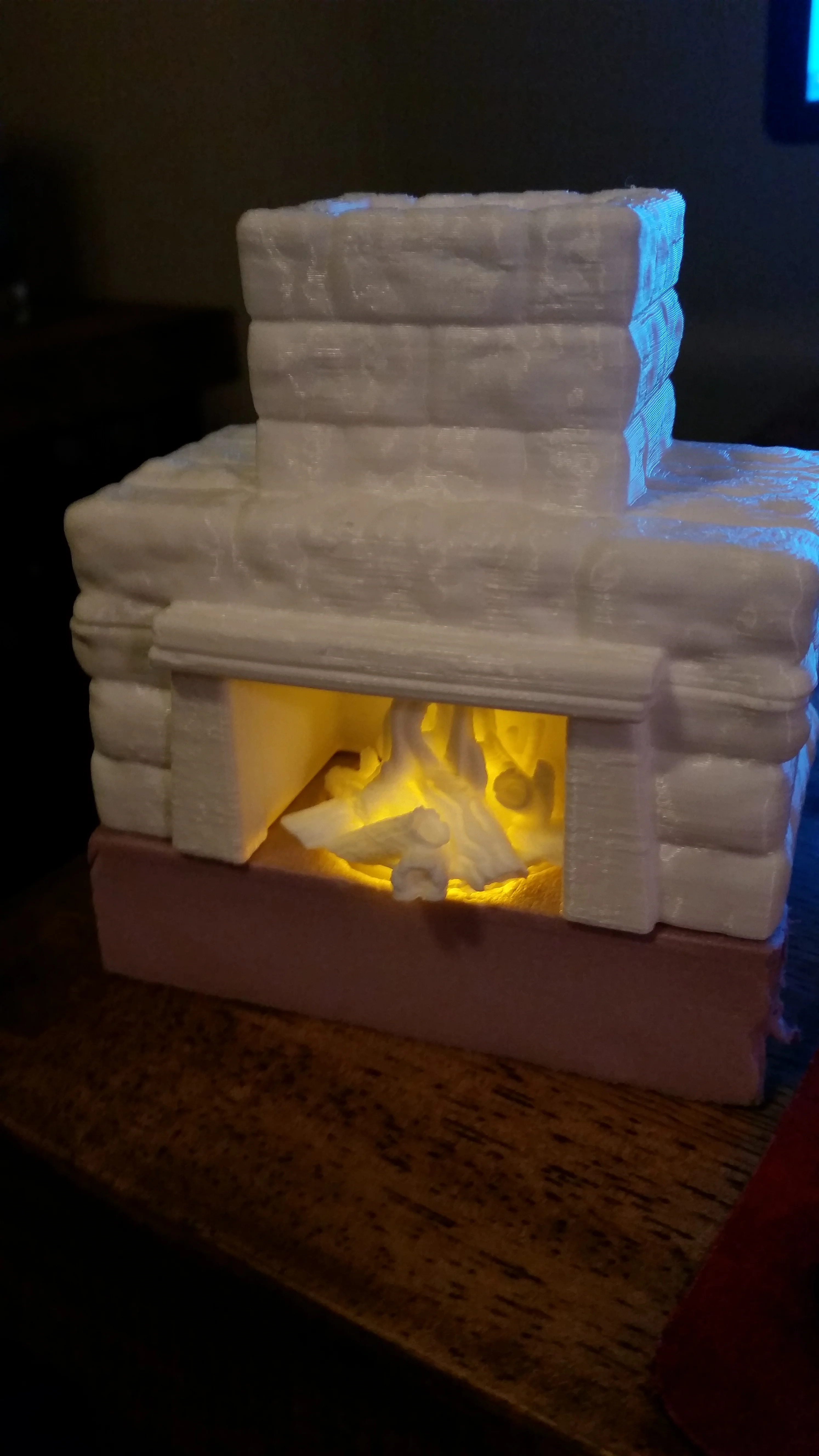 Stone Fireplace
