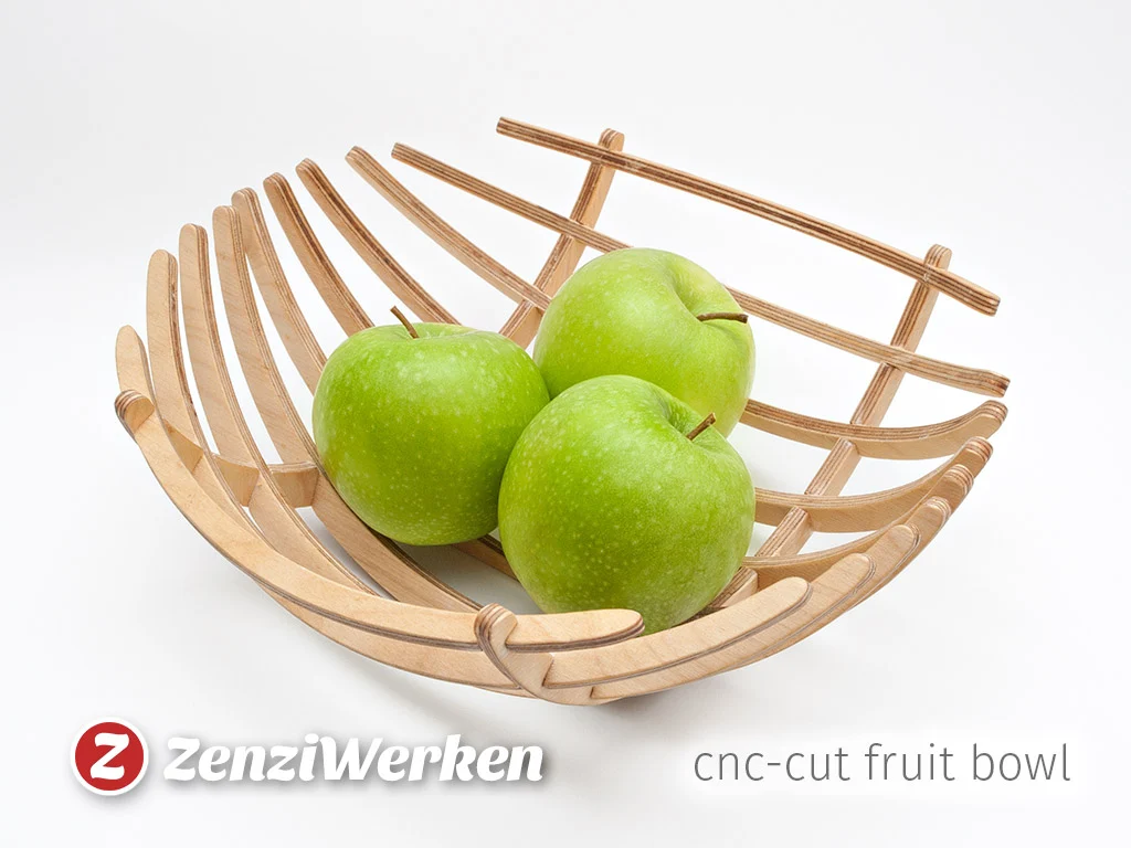 Fruit Bowl "Sphere" cnc/laser