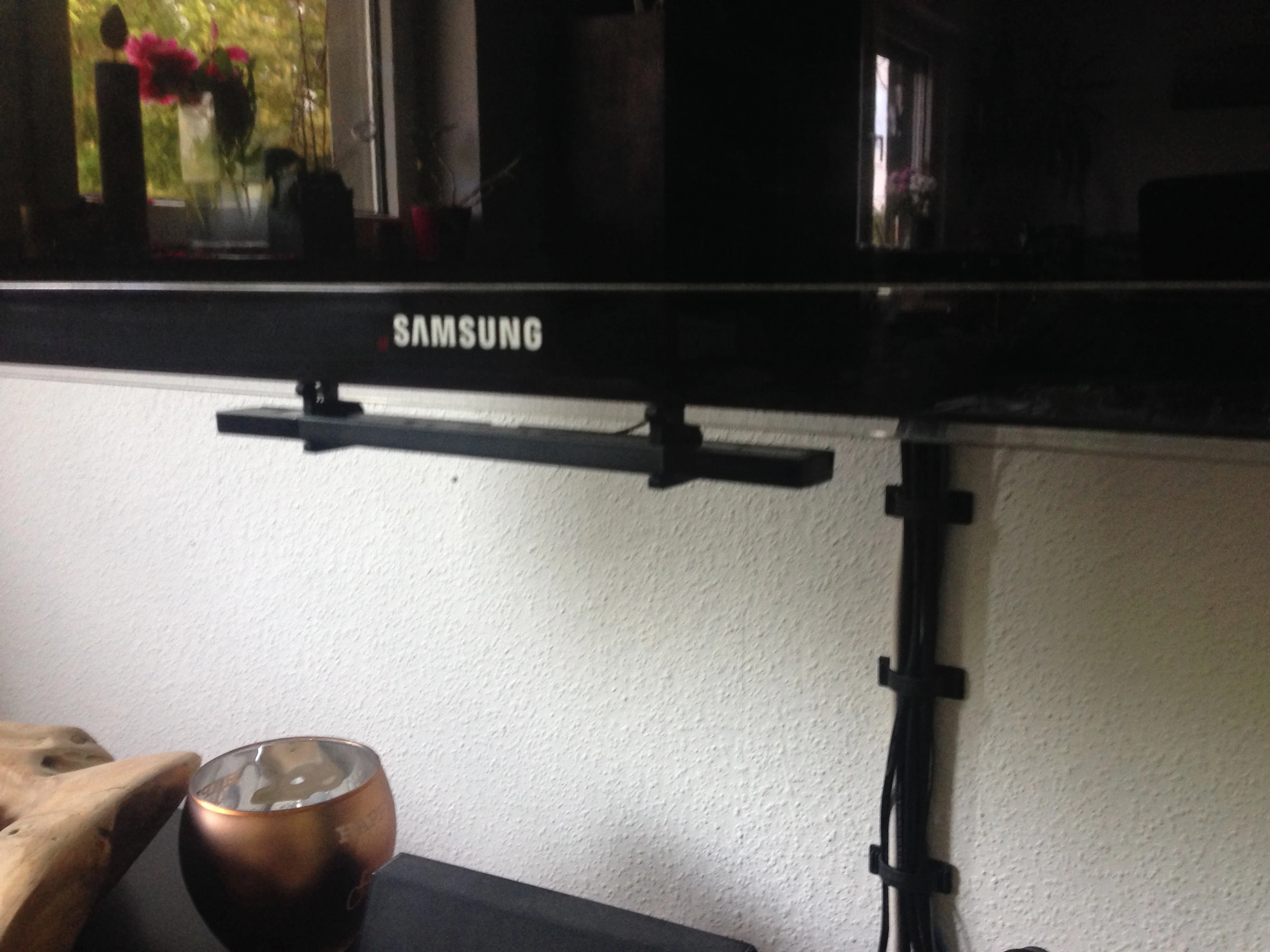 Wii sensor bar holder Samsung LED TV