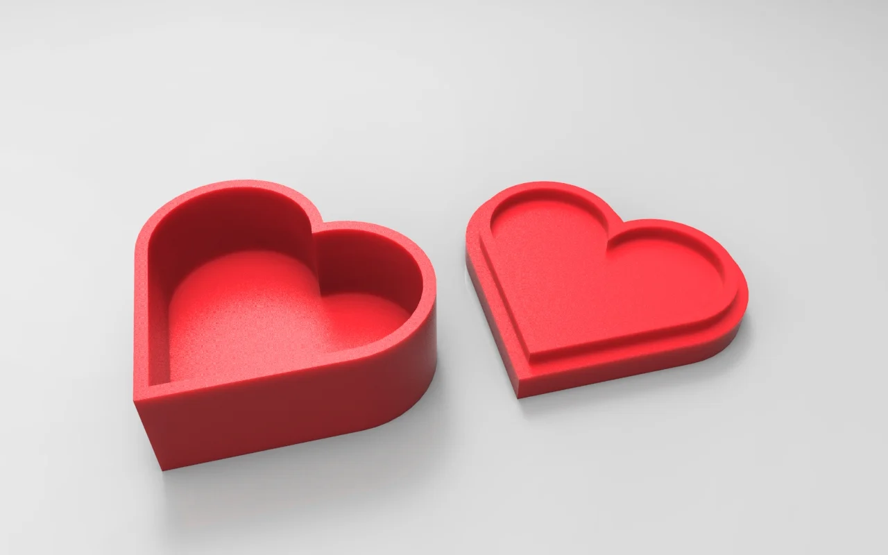 Heart jewelry box