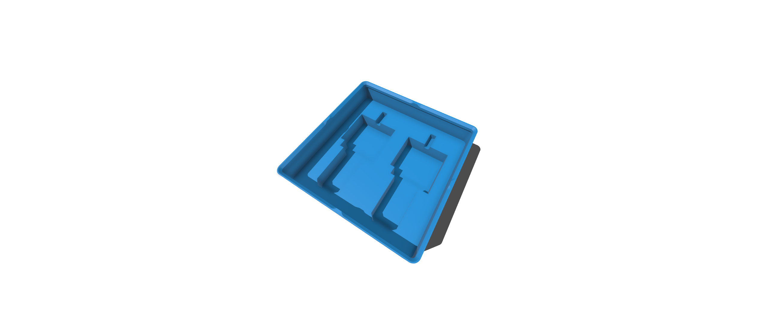 Gridfinity K1C Dual Hotend 4x4 Tray
