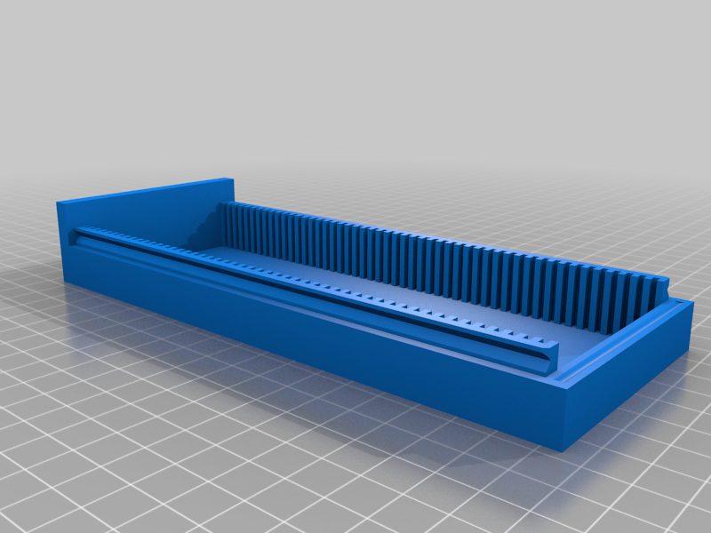Microscope slide box for 61mm slides