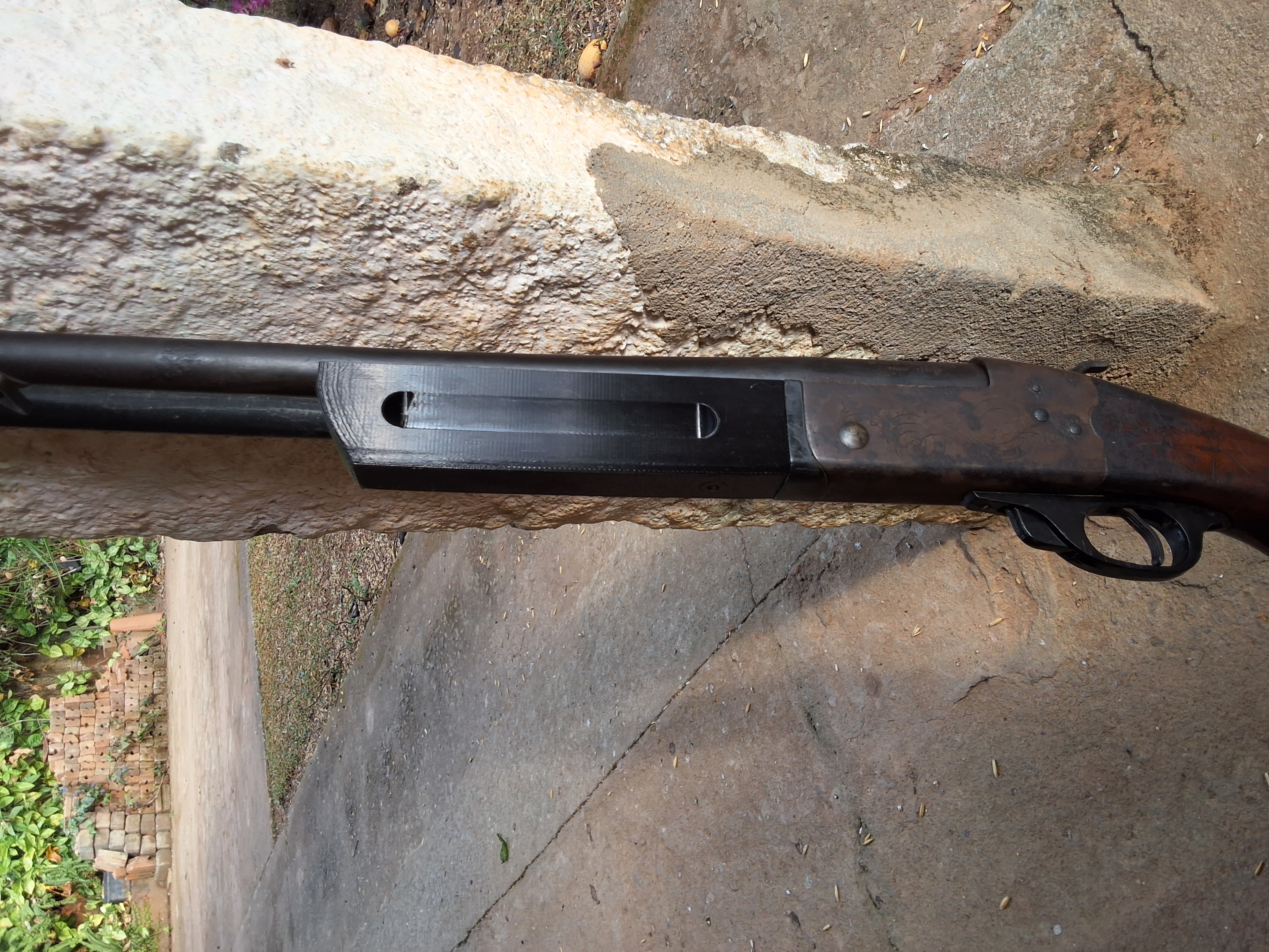 Forend for Brazilian single barrel shotgun