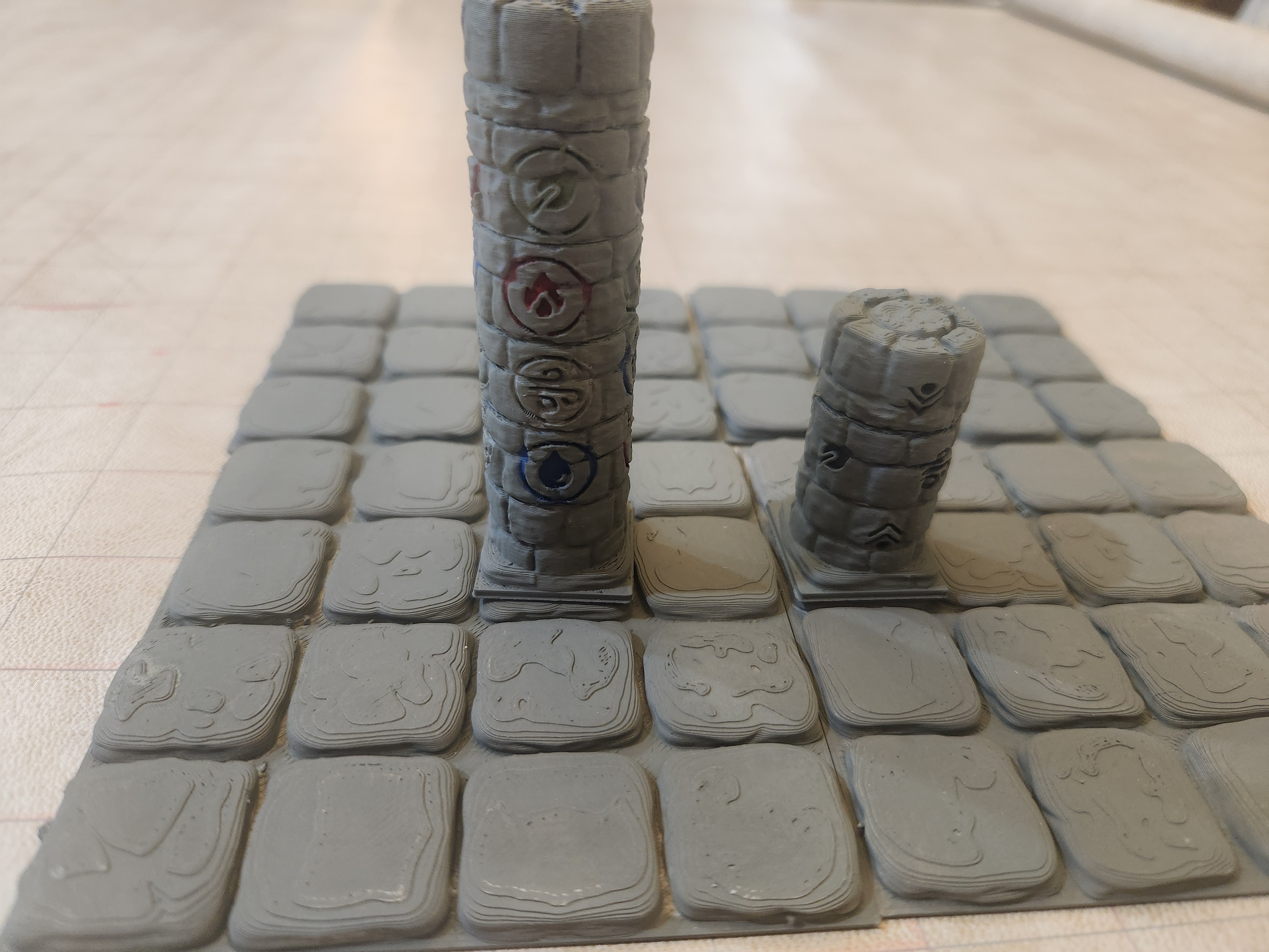 Revolving Pillar Four Elements Puzzle - OpenForge Compatible