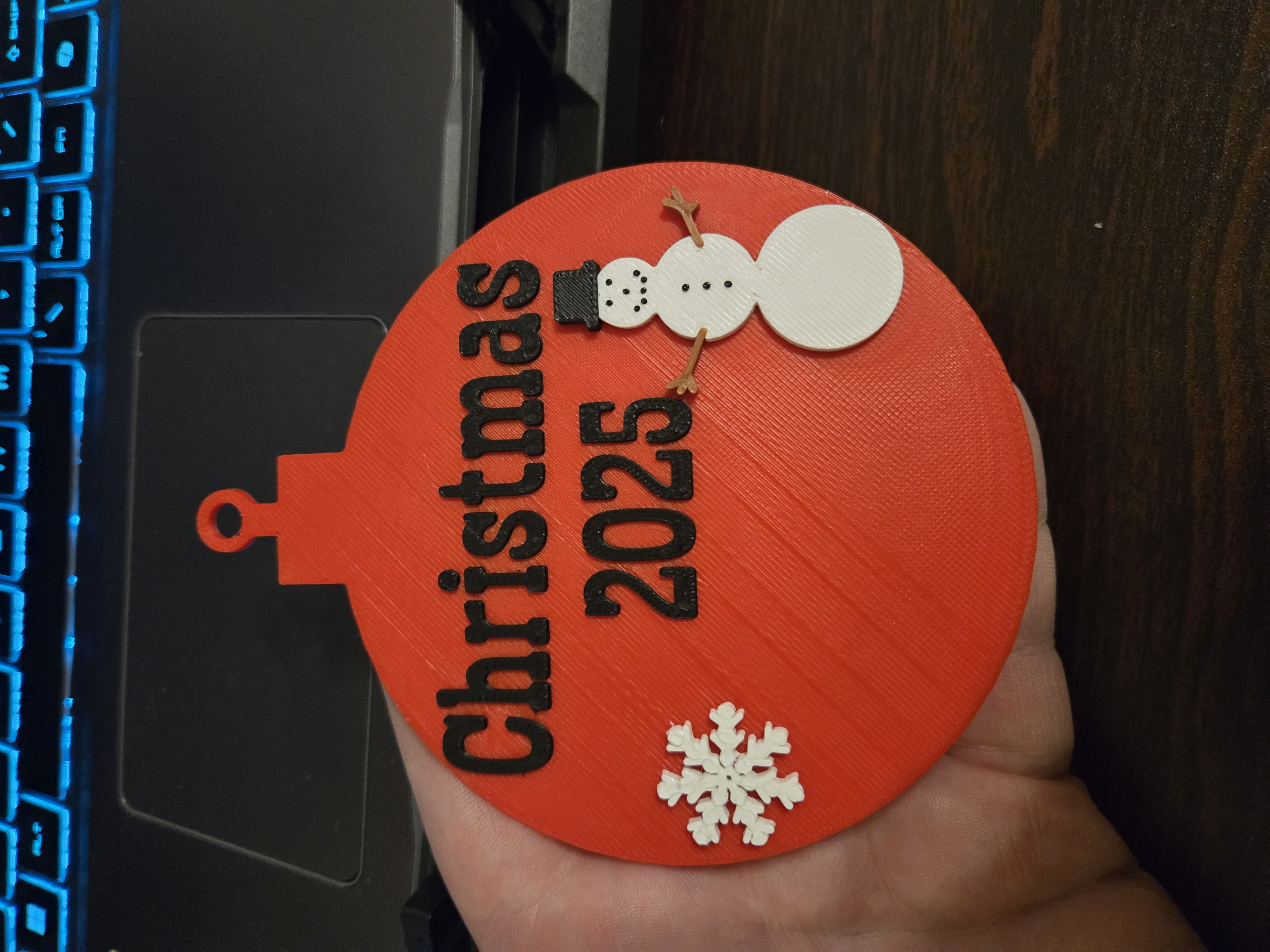 Christmas ball ornament 4 color, or single color, with or without words